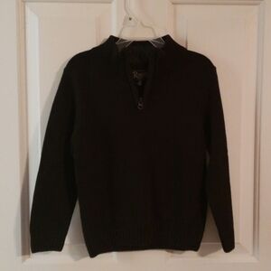 𝅺retrofit Black Quarter Zip Sweater NWT